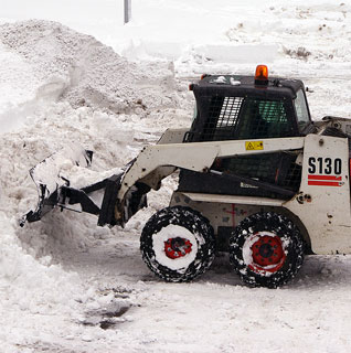 snow plowing image